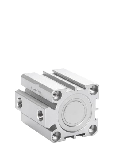 Vérin pneumatique compact SDA20X30 double action pour guidage précis - 2