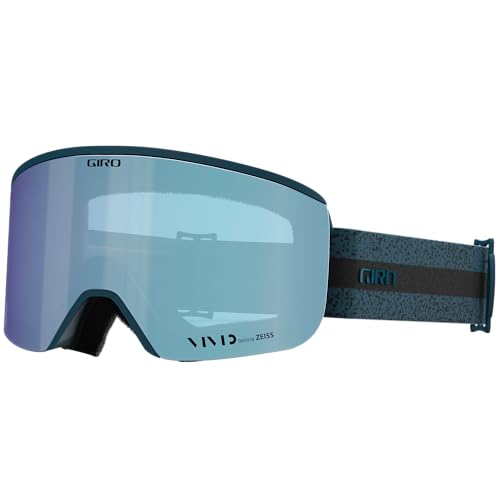 Masque de ski Giro Axis Harbor Blue Expedition avec écran Vivid antibuée