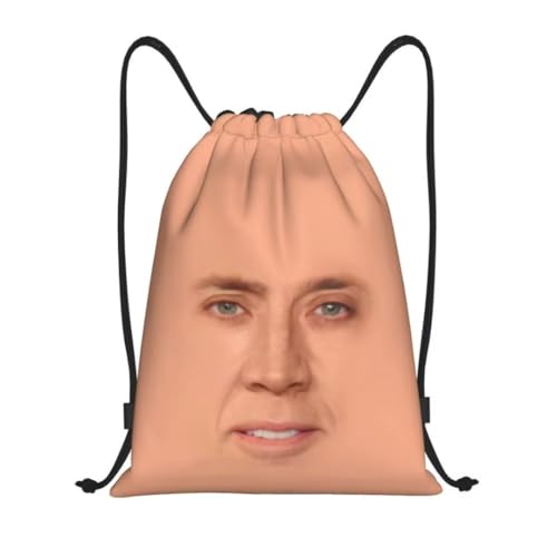 Mochila Meme Engraçada Unissex Reforçada Estilo Saco