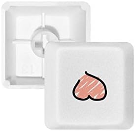 DIYthinker Just Peach Funny Pink Drawing Keycap Mechanical Keyboard PBT Gaming Upgrade Kit image 2
