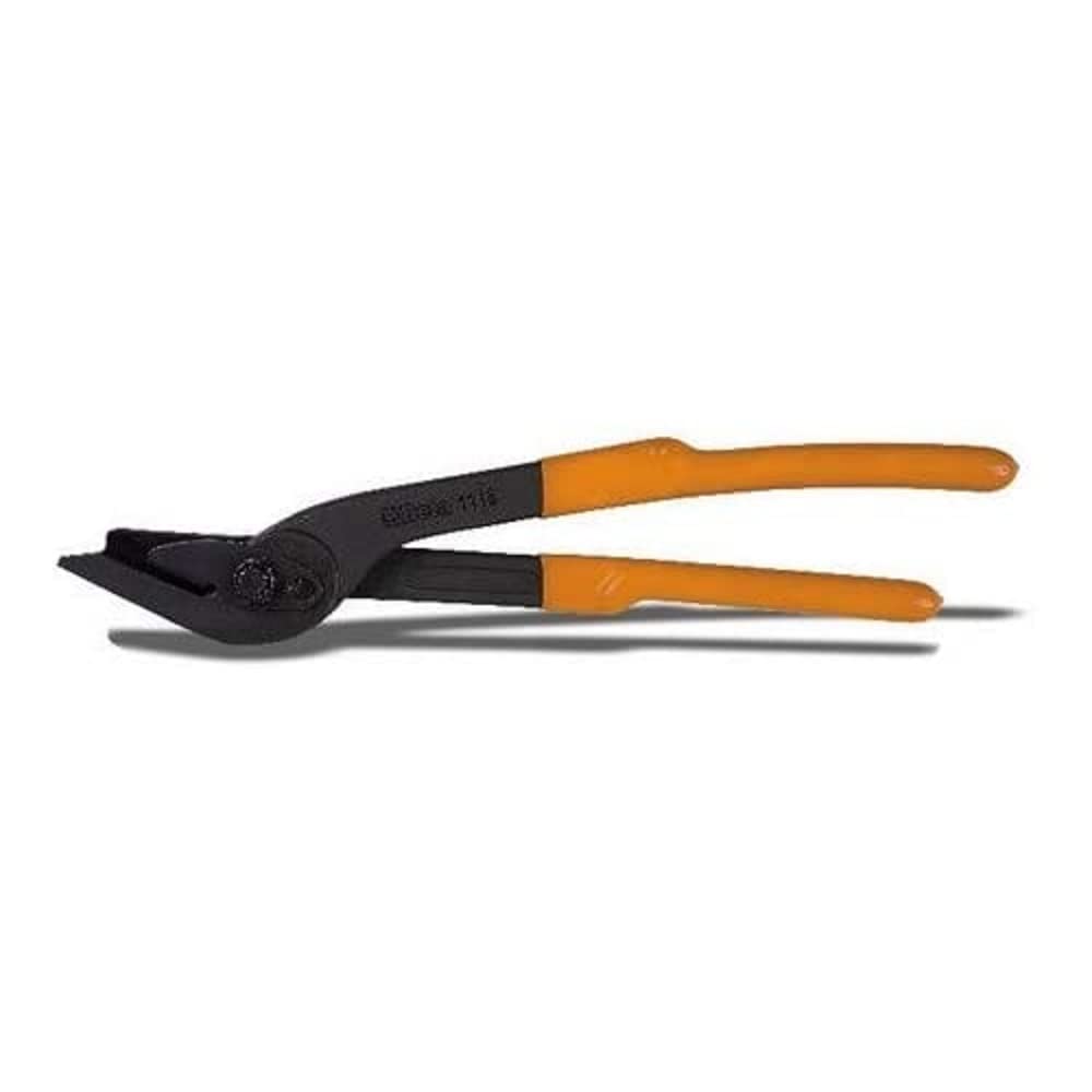 BETA - Cesoia per Taglio Reggia Professionale 310 mm in Acciaio, Forbici per Taglio Reggia Acciaio e Inox con Impugnatura Antiscivolo per Imballaggio Officina e Manutenzione, 1118
