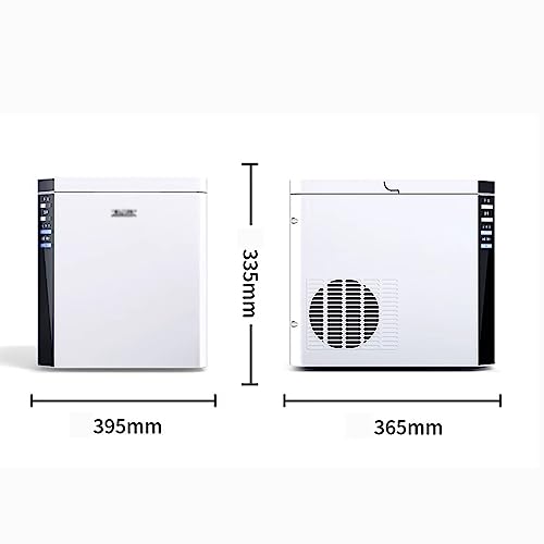 Fabricadora de hielo eléctrica portátil automática de gran capacidad, 25 kg en 24 horas, 10 cubos de hielo listos en 8 minutos, para uso comercial y doméstico miniatura 2