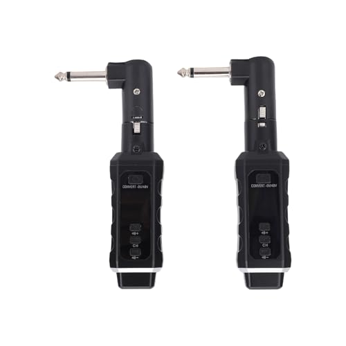 Sistema inalámbrico de micrófono SUNGOOYUE, transmisor y receptor XLR con batería recargable y alcance de 100 m, para micrófonos dinámicos, instrumentos, computadoras, mezcladores y sistemas PA (1 por 1) miniatura 6