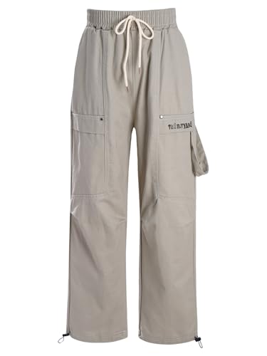 iiniim Kids Boys Girls Cargo Jogger Pants Skateboarding Hip Hop Street Dance Sweatpants Casual Elastic Waist Trousers4