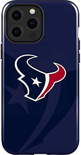Skinit Impact Phone Case Compatible with iPhone 13 Pro Max - Officially Licensed NFL Houston Texans Black & White Design
