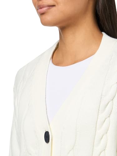 Image of Tommy Hilfiger Women's Boxy Varsity Cable Cardigan