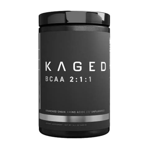 BCAA Powder, Kaged BCAAs Amino Acids, Fermented, Plant Based & Vegan Friendly Branched Chain Amino Acid, 5g BCAA Unflavored, Amino Acid Supplements for Men, 72 Servings Cover
