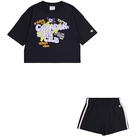 T-shirt et short Champion pour fille Cover