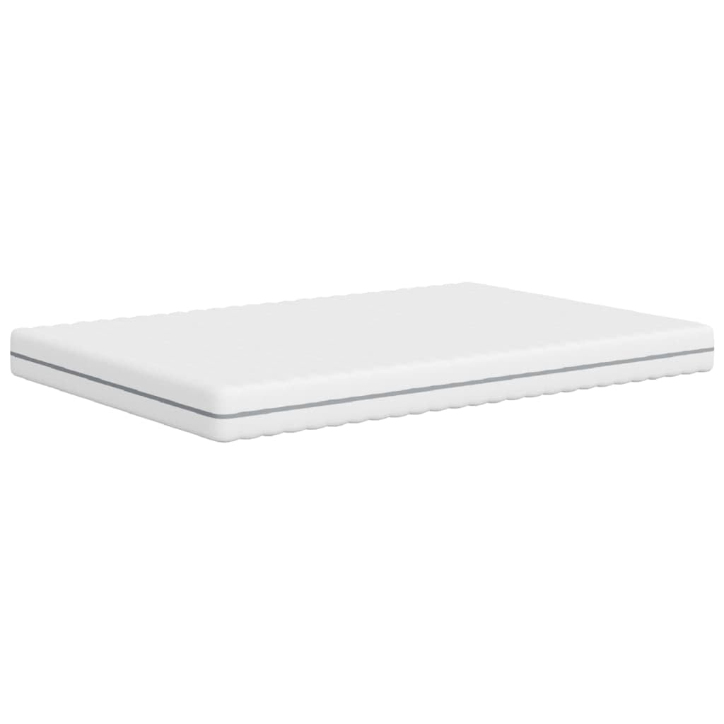 Colchón de espuma de dureza media, 140 x 200 cm | Doble cara, funda extraíble con cremallera, lavable a máquina a 40 grados