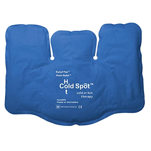 Relief Pak 11-1298 Cold and Hot Fabric Compress, Tri-Sectional, 8" x 16"