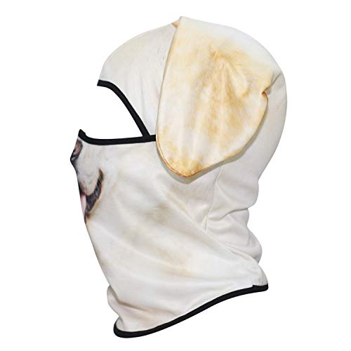 Image of WTACTFUL 3D Animal Ears Balaclava, Breathable Face Mask for Halloween
