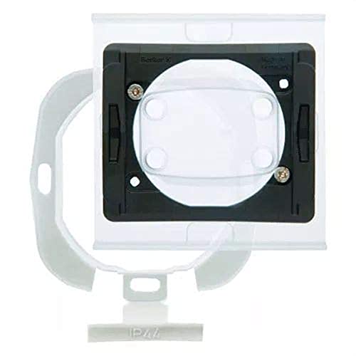 Hager - Set Board Seal Push Button Switch, Edelstahl