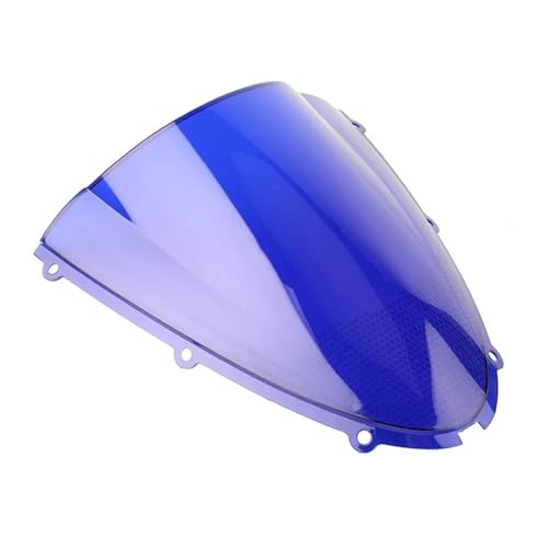 Pare-brise bleu pour Ninja ZX-6R 2005-2008 déflecteur réglable moto