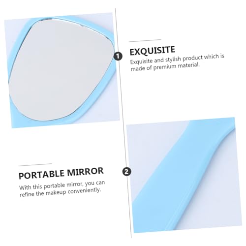 6 espejos de mano portátiles para maquillaje miniatura 3