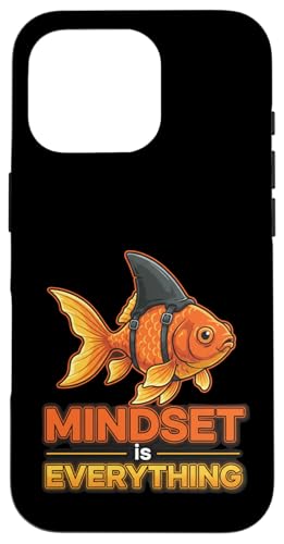 Mindset is Everything Fish with Shark FinOtBbNB X}zP[X iPhone 16 Pro p