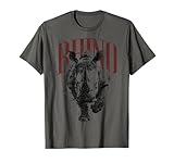 Rhino Hip Hop Y2K Vintage Rinoceronte Hipster Streetwear Camiseta