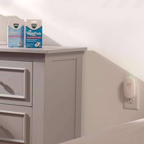 image for Vicks Advanced Soothing Vapors Waterless Vaporizer with Night Light an