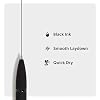 U Brands Midnight Monterey Ballpoint Pens, 4 Count, Black Soft Touch, Painted Black Details, Bold (1.0 mm) Point, Black Ink