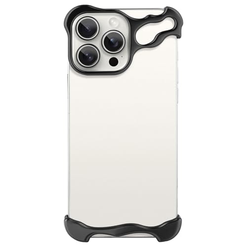 aidvaia Frameless Phone Case Compatible with iPhone 16 Pro Phone Case Minimalist Protective Shock...