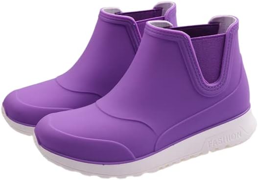 Amazon Co Jp レインブーツ ショート 防水 シンプル かわいい 無地 男の子 女の子 防水 滑り止め スニーカー レインシューズ 軽量 快適 歩きやすい ラバーブーツ 梅雨対策 雨靴 アウトドア 通学 キャンプ ファッション