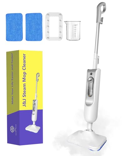 Steam Mop for Floor Cleaning, Effortless Ergonomic Design Floor Steamer for Hardwood and Tile, Adjustable Steam Modes, 1500W High Power, 16.4ft Cord, 400Ml XL Tank, 2 Washable Pad
