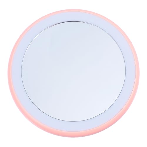 minkissy Portable LED Light Makeup Mirror Compact Cosmetic Mirror for Women for Handbags and Purses for Go Touch Ups