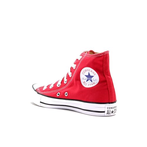 Chuck Taylor All Star Canvas High Top, Red, 42