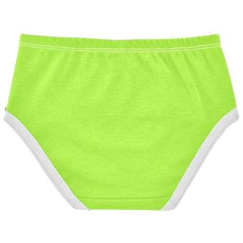 Joisal Green Yellow Girl Panties Cute Toddlers Underwear Floral Cotton Cartoon Briefs Underpants 2t2