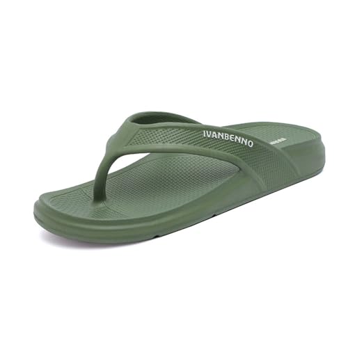 Flip Flops for Men Arch Support Thong Platform Beach Sandals Summer Outdoor Walking Casual Pool Slides Water Shoes