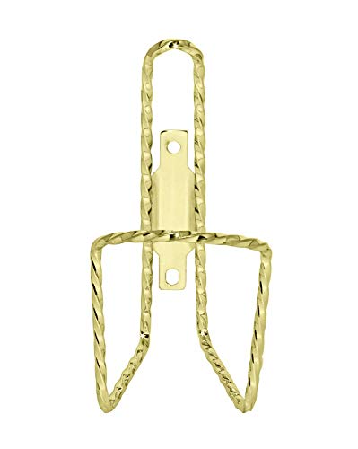 Alta Bicycle All Gold Twisted Steel Bottle Cage Gold Bike Show Part