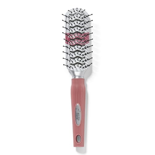 Cepillo de ventilación térmico ionizador para un secado y alisado rápido