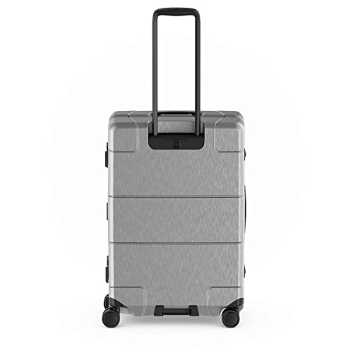 Image of Victorinox Lexicon Framed Series Medium Hardside Check-in Luggage, 72 litres, Silver, Polycarbonate, 610540 | Premium Swiss Trolley Suitcase