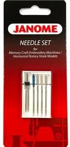 Assorted Needle 5 Pack Set #200343004 for Janome Sewing Machines