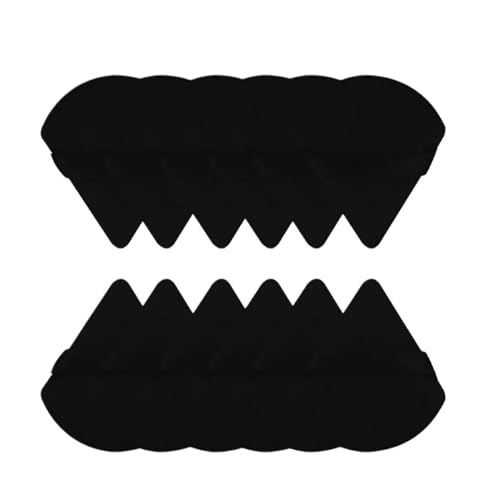 SBTRKT 10�� �g���C�A���O�� �p�E�_�[ �p�t �~�j �t�F�C�X ���C�N �X�|���W ���ϕi �\�t�g �R�b�g�� �t�F�C�X�p�E�_�[ �p�t �􂦂� �x���x�b�g ���C�N�p�t �c�[�� (�J���[: �u���b�N)