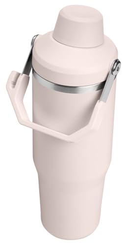 Stanley Iceflow 2.0 - Borraccia A Flusso Rapido Con Manico, 850,5 G, Coperchio Con Beccuccio Angolato, A Tenuta Stagna, In Acciaio Inox, Senza Bpa, Quarzo Rosa - 3