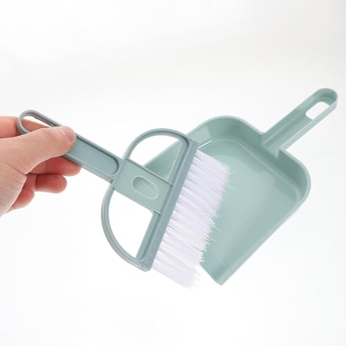 Healifty 9-teiliges Mini-Besen- und Kehrschaufel-Set für Haustier-Nest, Kleiner Tischbesen mit Handschaufel, Reinigungssatz für Schreibtisch und Auto-Innenraum – Bild 6