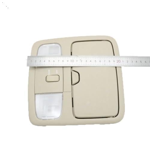 Interior Dome Lamp Cover Reading Light Control for Panel with Sunroof Switch Car Accessories for Toyota for Land for Cruiser Prado LC120 4000 2700(Beige)