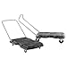 Rubbermaid Commercial Products Triple Trolley Folding Handle Dolly/Cart/Platform Truck with wheels, 500 lbs Capacity, for Moving/Warehouse/Office