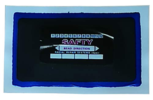 Harzole ER-2303 Parche de Reparación Radial Estilo Europeo 1 Capa 70x120 mm 10 Piezas/Bolsa