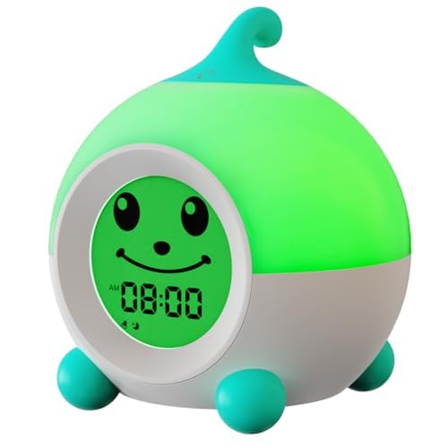 Réveil pour enfants iHoo aux douces émoticônes pour des nuits paisibles