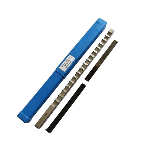 BAISULI Push Type Keyway broaches 10/12/14mm D Keyway Broach Cutting Tool Metric Size Push-Type with Shim HSS Broaching Cutting Tool for CNC Router(D1-10)
