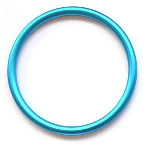 Crianza Natural - Anillas de aluminio, turquesa