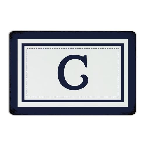 Monogramme lettre C plaque métallique pour habiller un mur vide avec style