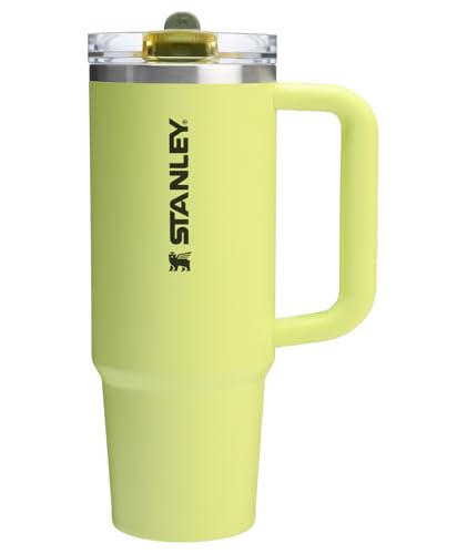 STANLEY Quencher ProTour Flip Straw Tumbler with Leakproof Lid 30 oz | Built-In Straw and Handle | Cup Holder Compatible for Travel | Insulated Stainless Steel Cup | BPA-Free | Prickly Pear