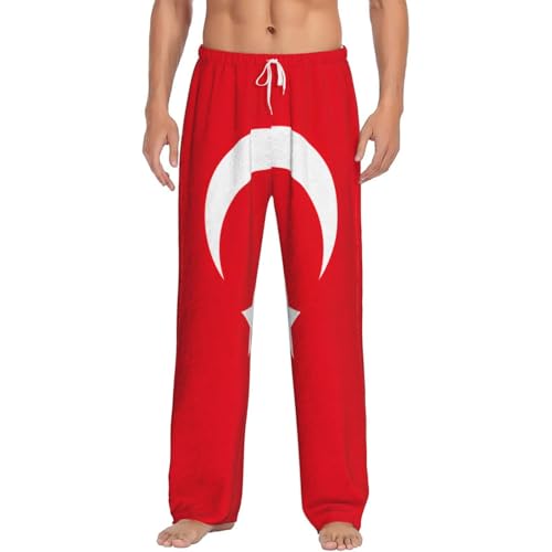 Pantalon de pyjama Turquie homme en polaire douce, vêtement de détente premium aux finitions soignées