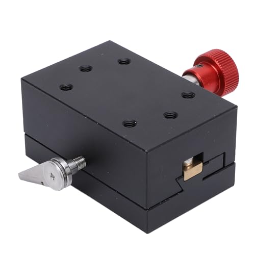 40mm X Axes Displacement Platform, Stroke Gears Manual Dovetail Groove Sliding Platform, Aluminum Alloy, X Axes Displacement Tool, Compact Design, Accurate Linear Motion