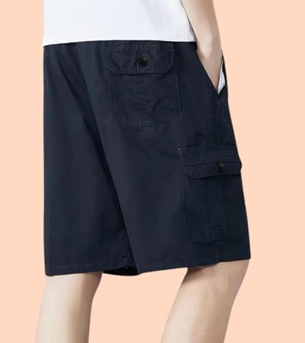 Image of Amazon Brand - INKAST Men Casual Cotton Shorts with Multiple Pockets Comfortable Breathable Fabric Stylish & Durable Design