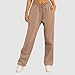 Baggy Sweatpants for Women - High Waisted Wide Leg Pants, Athletic Joggers for Workout, Fleece Fall Fashion Outfits Khaki Comfy Pants Women S