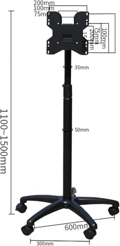 Soporte móvil ajustable para TV de 14-37 pulgadas miniatura 2