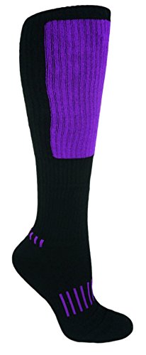 MOXY Black Purple Deadlift Socks